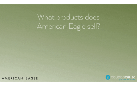 thecouponcause giphyupload faq coupon cause american eagle GIF