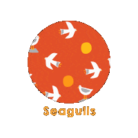 Seagulls Sticker by Toby tiger