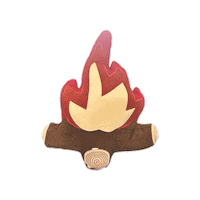 LehighGorgeCampground summer fire chill relax Sticker