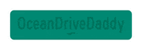 oceandrivedaddy oddhw ocean drive daddy Sticker