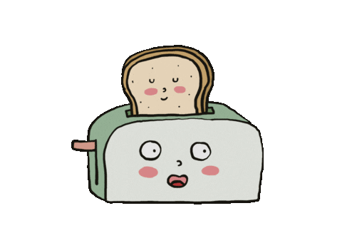 Toaster Sticker by cypru55