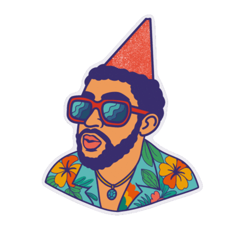 Puerto Rico Bunny Sticker