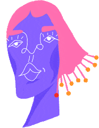 Girl Pink Sticker by SZR