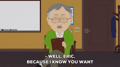 therapist talking GIF by South Park 