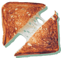 Grilled Cheese Food Sticker by Social Friendz