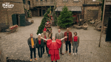 Christmas Falling GIF by The Great Pottery Throw Down