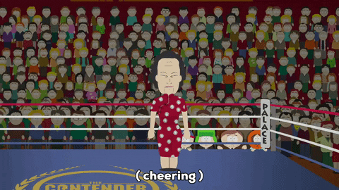 cheering beginning GIF by South Park 