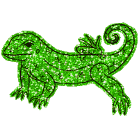 Miami Lizard Sticker by lenay