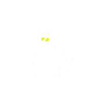 Cat No Sticker by lenay