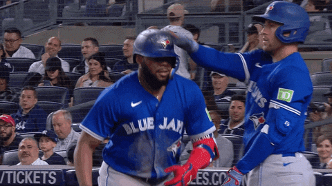 Home Run Celebration GIF by Toronto Blue Jays