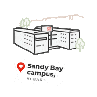 universityoftasmania tasmania utas university of tasmania tasmania uni Sticker