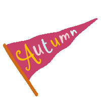 Winter Fall Sticker by Linzie Hunter