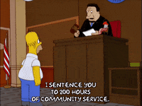 sad homer simpson GIF