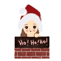 dearolivea christmas merry christmas santa holidays Sticker