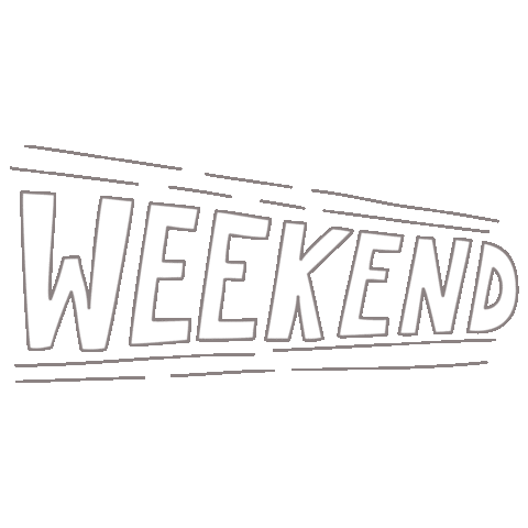Weekend Sunday Sticker by The Silver Sixpence Curvy Bridal Boutique