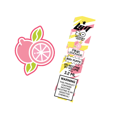 Pink Lemonade Sticker by LGIT-VAPES