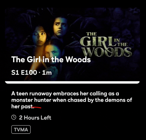 The Girl In The Woods GIF by Crypt TV