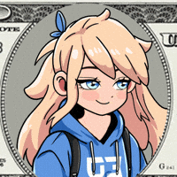 Dollar Bill Girl GIF by GAMES.GG