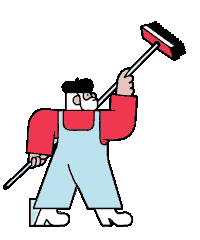 Wash Stick Sticker by Call me Georges