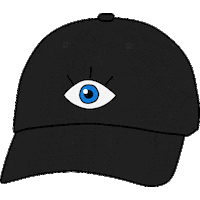 Third Eye Wink Sticker by Joe Daley