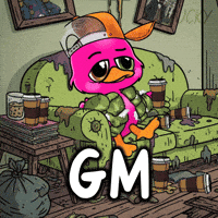 Tired Good Morning GIF by Yucky Ducks