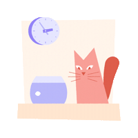 FrancescoMugnaini cat summer mediterranean summer estate mediterranea Sticker