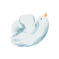 I Love You Bird Sticker