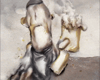 Hd Dusty Cotton Molten Wax Melting Cheese GIF by Alex Boya