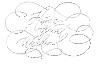 monamarilyn weekend calligraphy thingsbymona Sticker