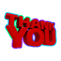 thanks thank you Sticker