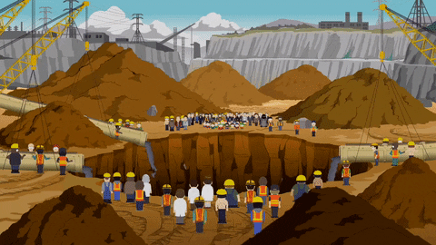 fall crowd GIF by South Park 