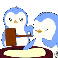 Japan Making Sticker by Pudgy Penguins