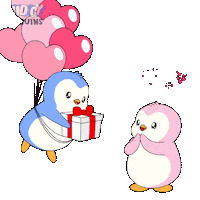 Happy Birthday Love Sticker by Pudgy Penguins