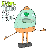 Happy Everything Is Fine Sticker by Moving Picture Show