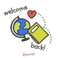 Back To School Sticker by Tasmeem