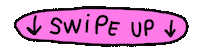 Illustration Swipe Up Sticker