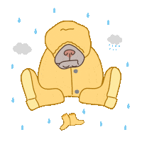 Paddy Raincoat Sticker