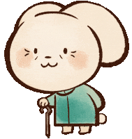 Chinese Zodiac Bunny Sticker by Sticky Brain Studios