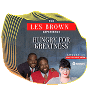 Hungry Les Brown Sticker by The Prepared Performer