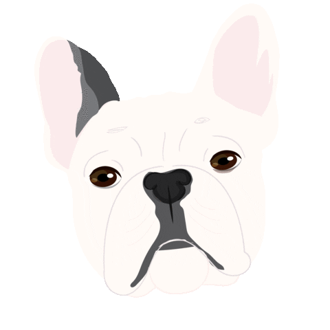 Dog Puppy Sticker by Pineapple Pear Design