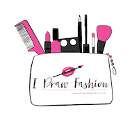 Make Up Artist Beauty Sticker by I Draw Fashion