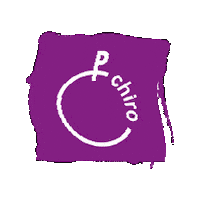 Logo Paars Sticker by Chiro