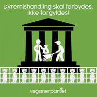 Stop Fur GIF by Veganerpartiet - Vegan Party of Denmark