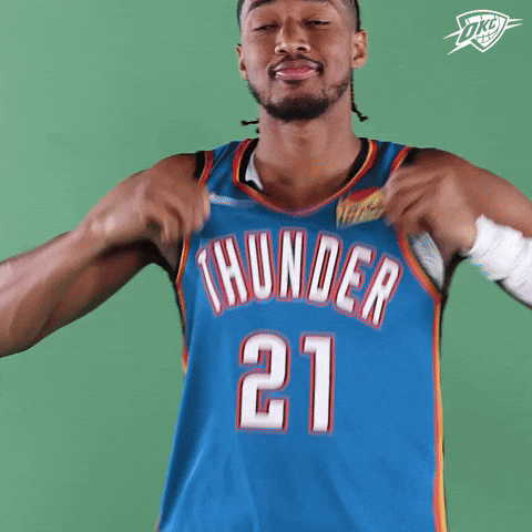  Oklahoma City Basketball GIF by OKC Thunder - Find & Share on GIPHY 