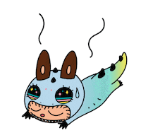 summer dino Sticker by Okokume