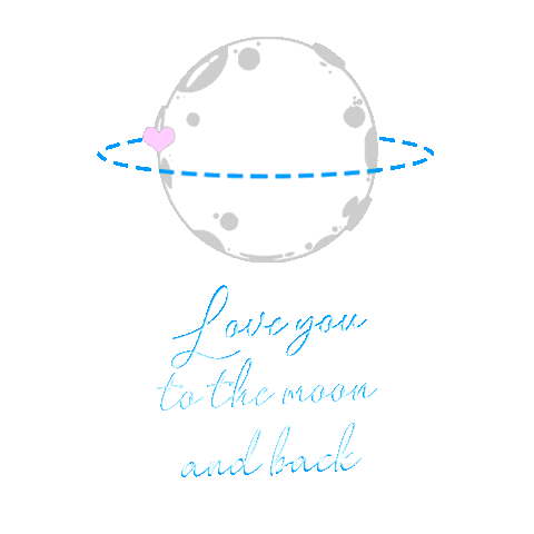 Moon Sky Sticker by Creaciones Innovadoras