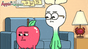 Apple And Onion Salute GIF by Cartoon Network