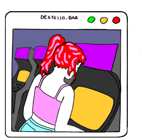 Girl Play Sticker by Bar el Destello
