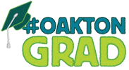 Graduation Grad Cap Sticker by Oakton Community College