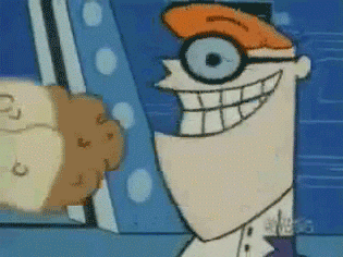 dexters laboratory eating GIF